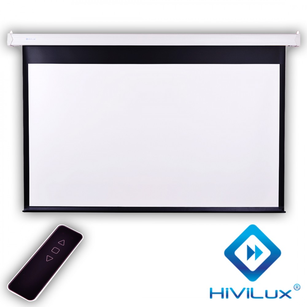 HiViLux Rollo-leinwand 84" 16:9 186x104cm 3D/2D/Full HD/Gain=1,2/Vorlauf 50CM 